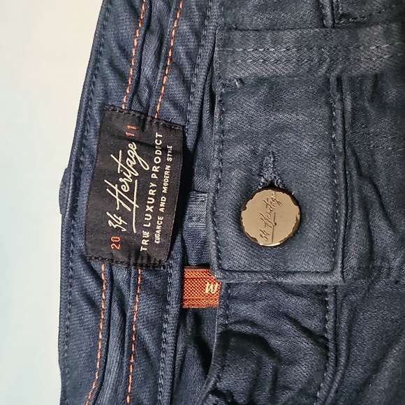 34 Heritage Straight Courage Jeans Blue Size 31 - Picture 3 of 8